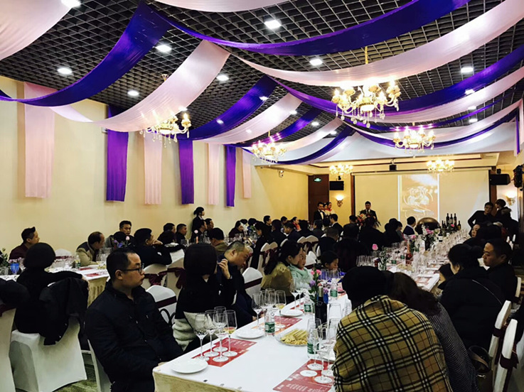 蓝菲代理商品酒会现场