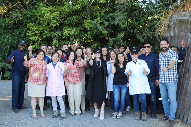 蓝菲董事长受邀赴智利考察